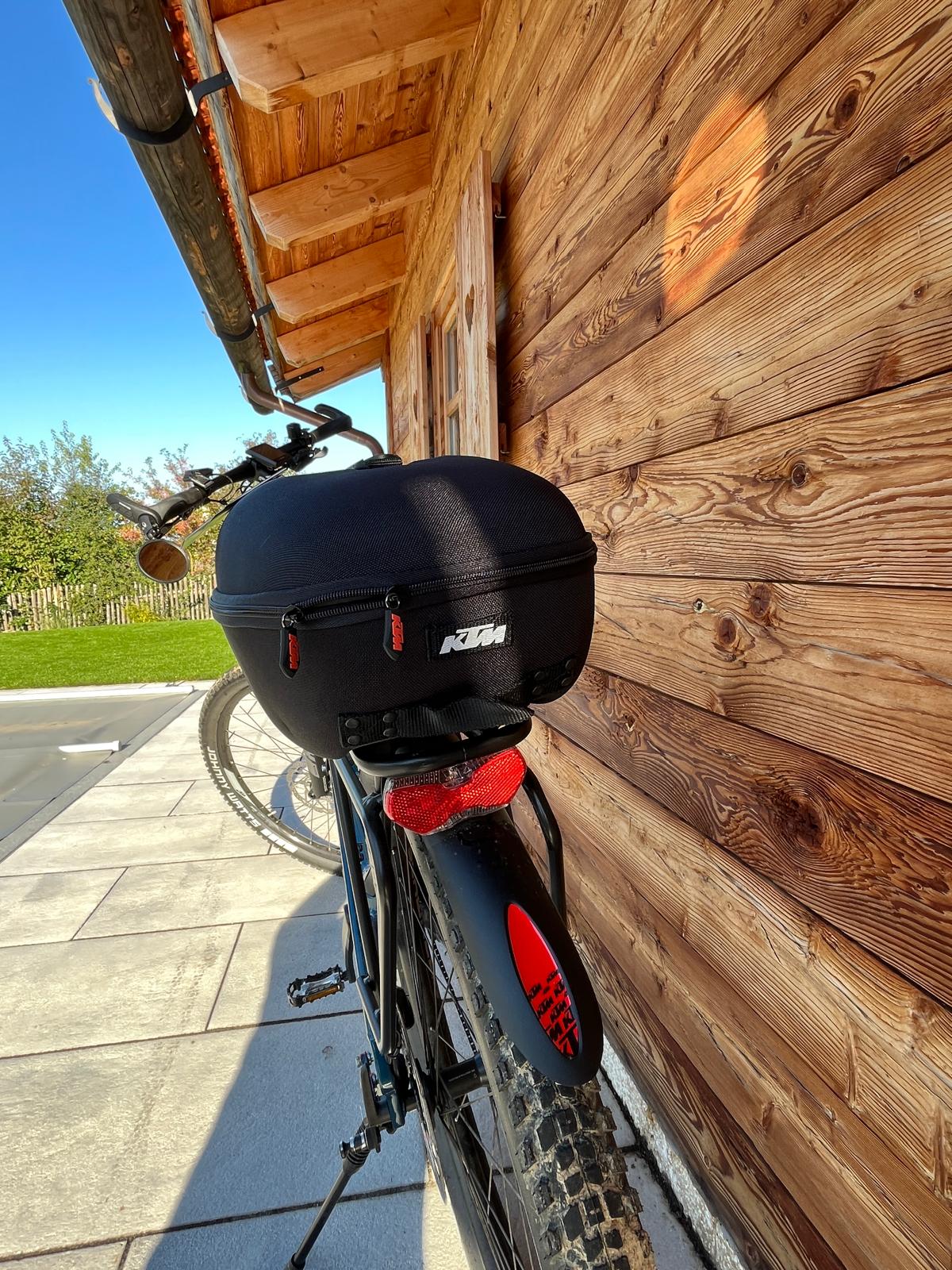 fahrradkorb für ktm fahrrad Original KTM Koffer Gepäckkoffer mit Racktime 1.0 Halter – KTM bikeparts and more