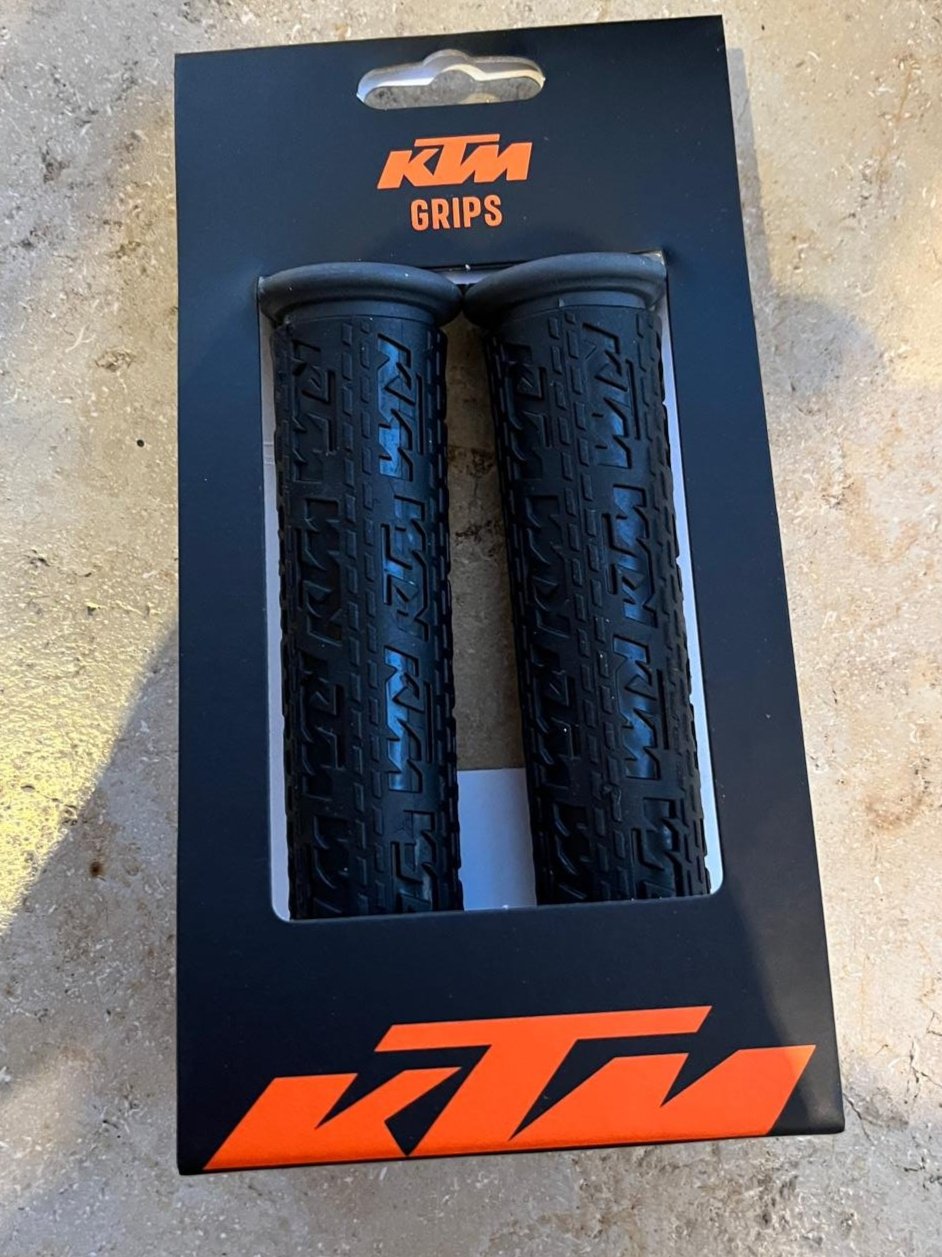 KTM Fahrrad Griffe Fahrradgriffe Comp LOGO Grip rutschfester Gummi NEU & original KTM