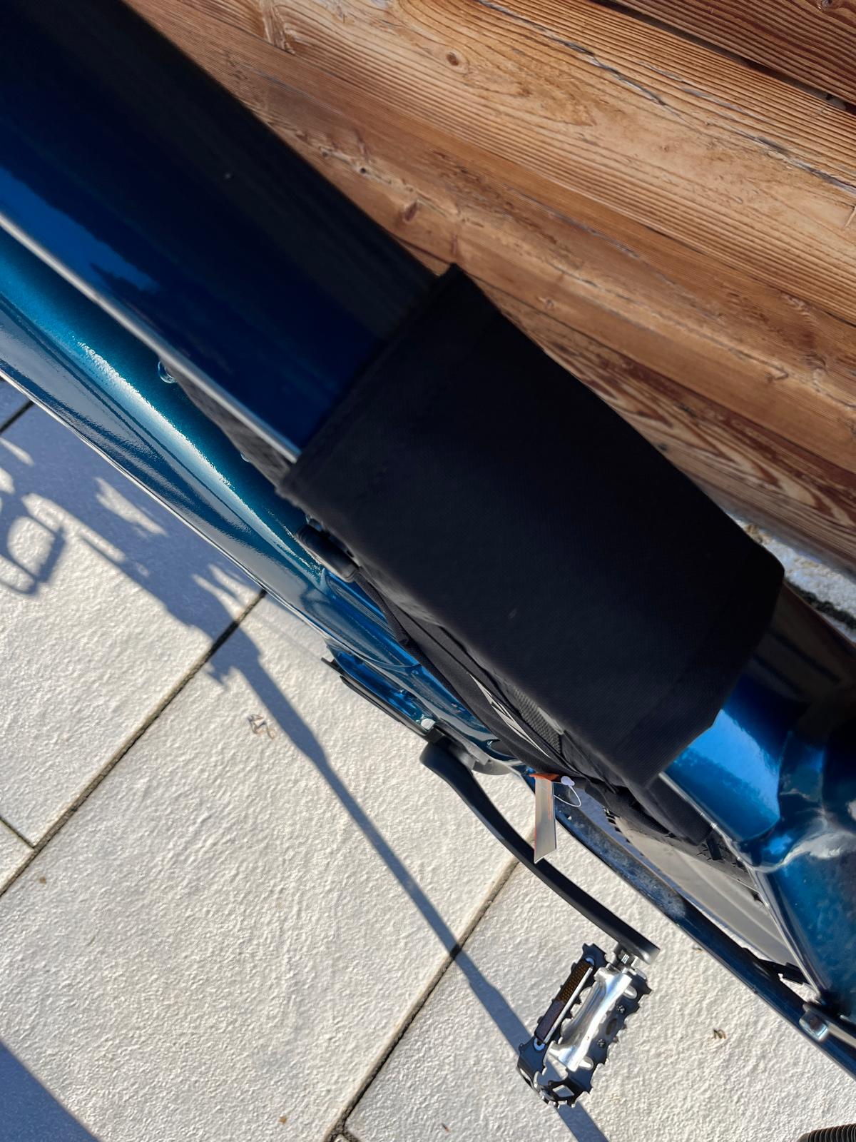 Original KTM Tasche Rahmentasche Dreieckstasche perfekter Halt dank Schnurrverschluss an jedem Bike