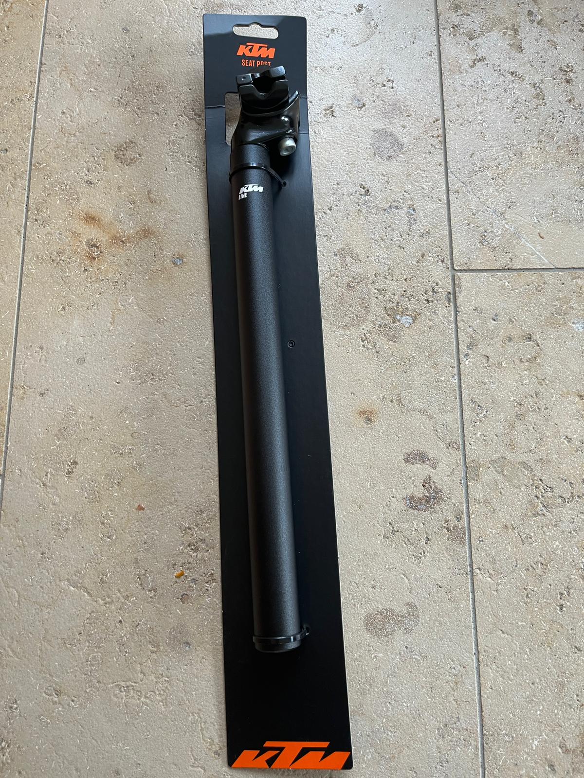 fahrrad sattelstütze 27 2 KTM Line Sattelstütze 27,2 Durchm. 350 mm Fahrrad Sattelstange Neu