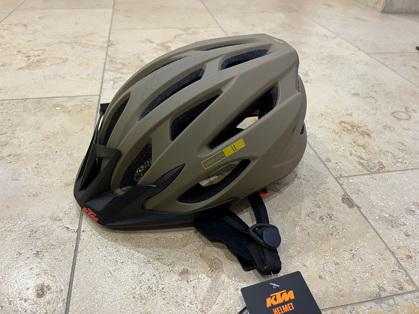 Fahrradhelm KTM Lady Line olive Gr. 54-58 Fahrrad Helm ebike