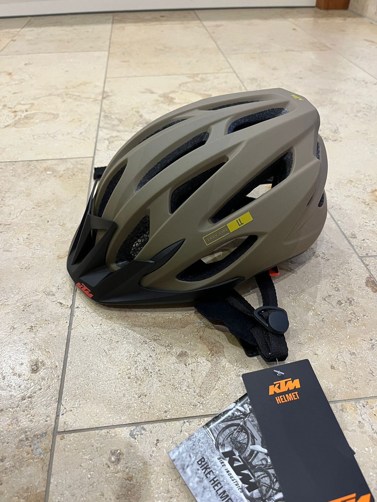 Fahrradhelm KTM Lady Line olive Gr. 54-58 Fahrrad Helm ebike