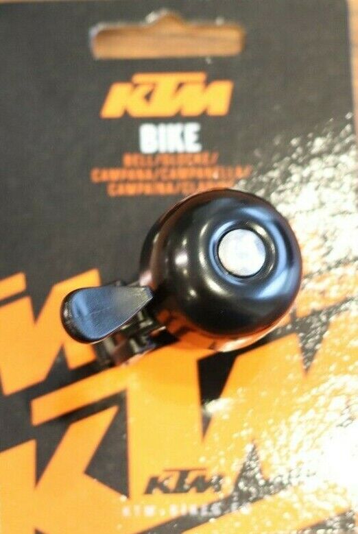 KTM Glocke Klingel Metall Schwarz Fahrrad Trekking City NEU