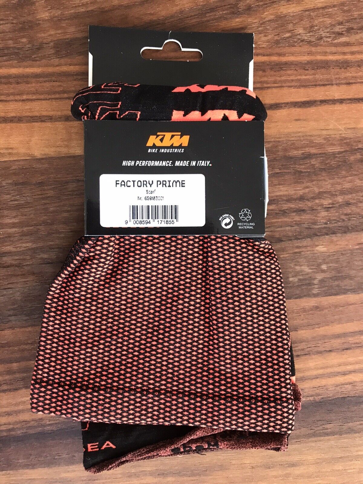 KTM Multifunktionstuch Halstuch Schlauchschal Loop leicht und atmungsaktiv