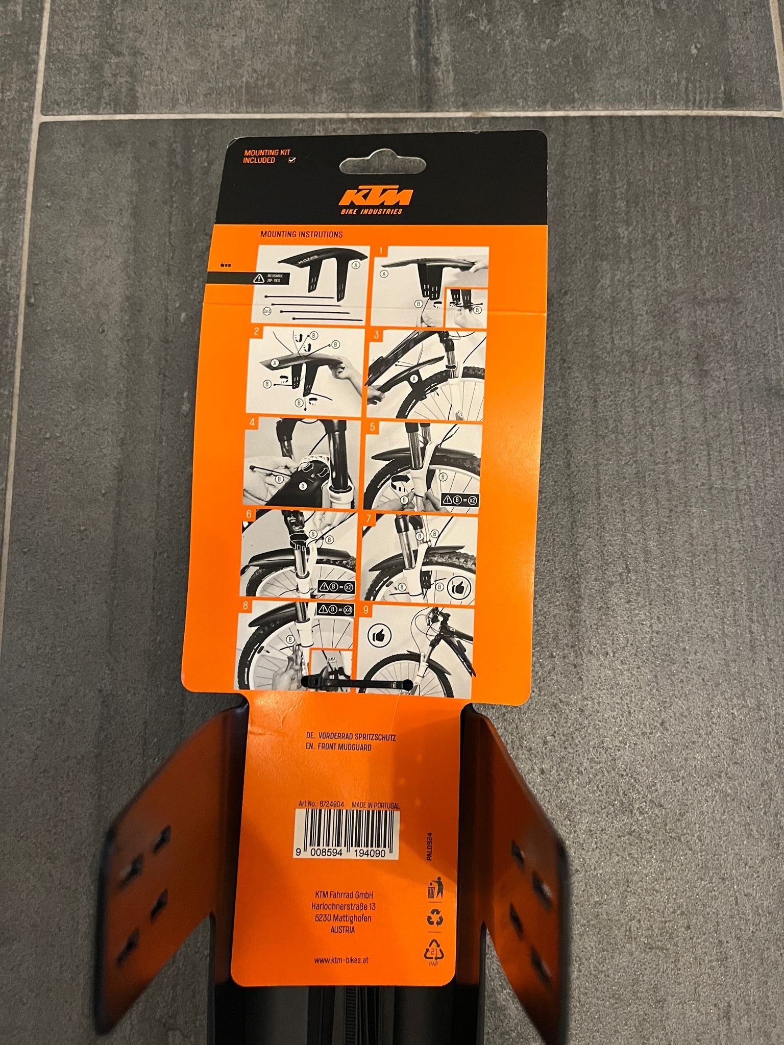 ktm spritzschutz fahrrad tolles KTM Schutzblech Set für KTM Macina MTB's 26" 27,5" 29" Steckschutzblech